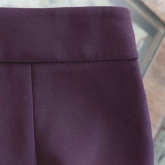 Contemporaine plum fit and flare ruffle midi skirt - Picture 11 of 11